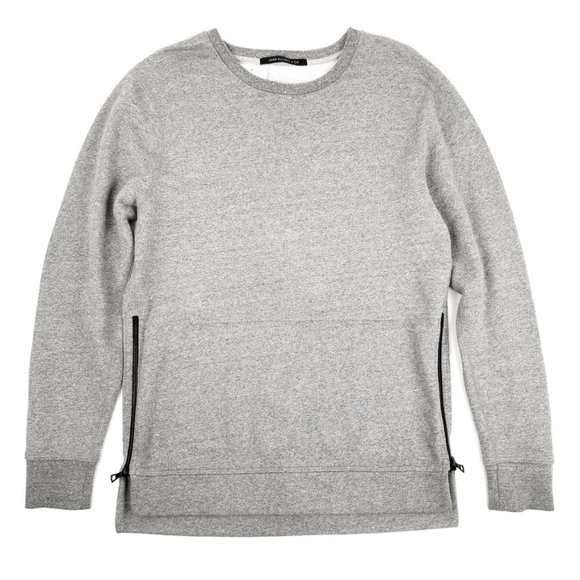 John Elliott Villain Crew Gray Sweatshirt - Picture 2 of 7